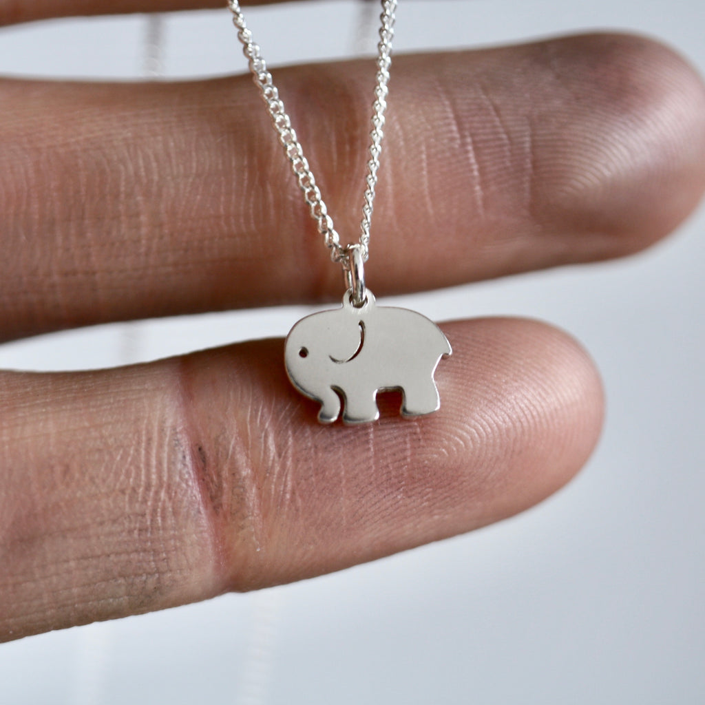 Lucky Elephant Charm Necklace