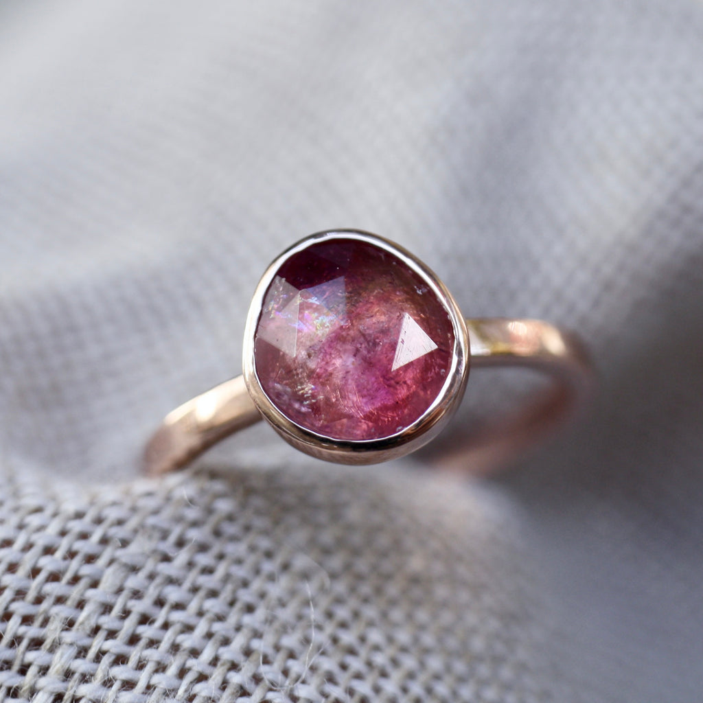 9ct Rose Gold Pink Delight Tourmaline Ring