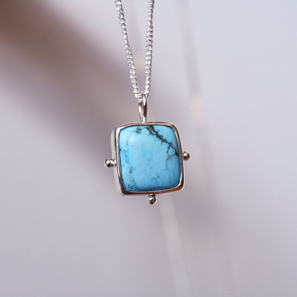 Sterling Silver Turquoise Necklace