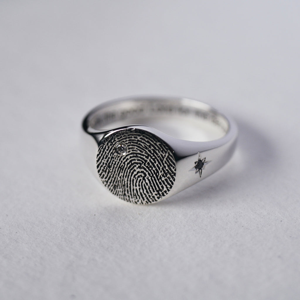 Large Circle Signet Ring