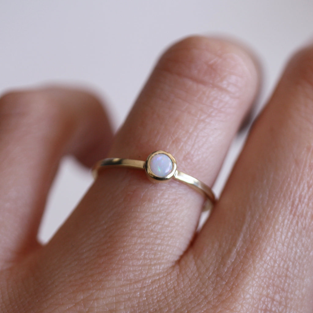 Mini Opal Stacking Ring