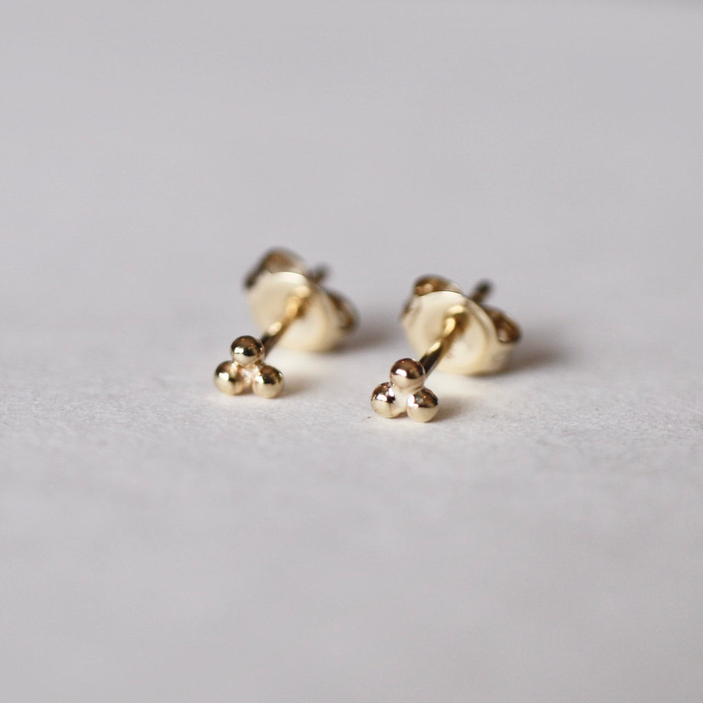 9ct Gold Cluster Studs
