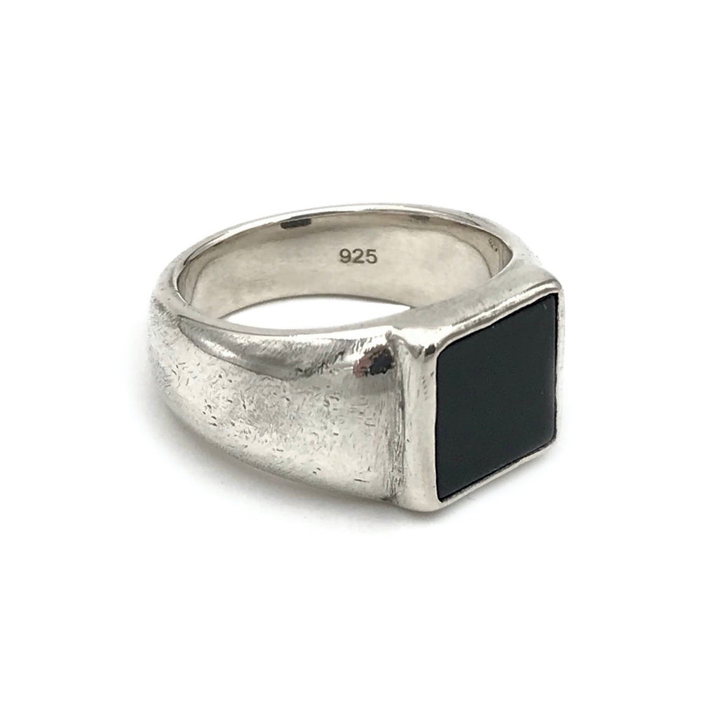 Onyx Signet Ring by Jade Rabbit Design