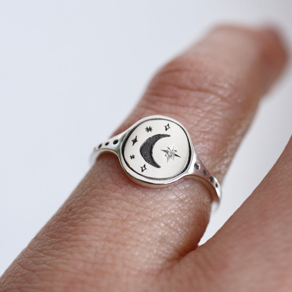 Celestial Flat Ring