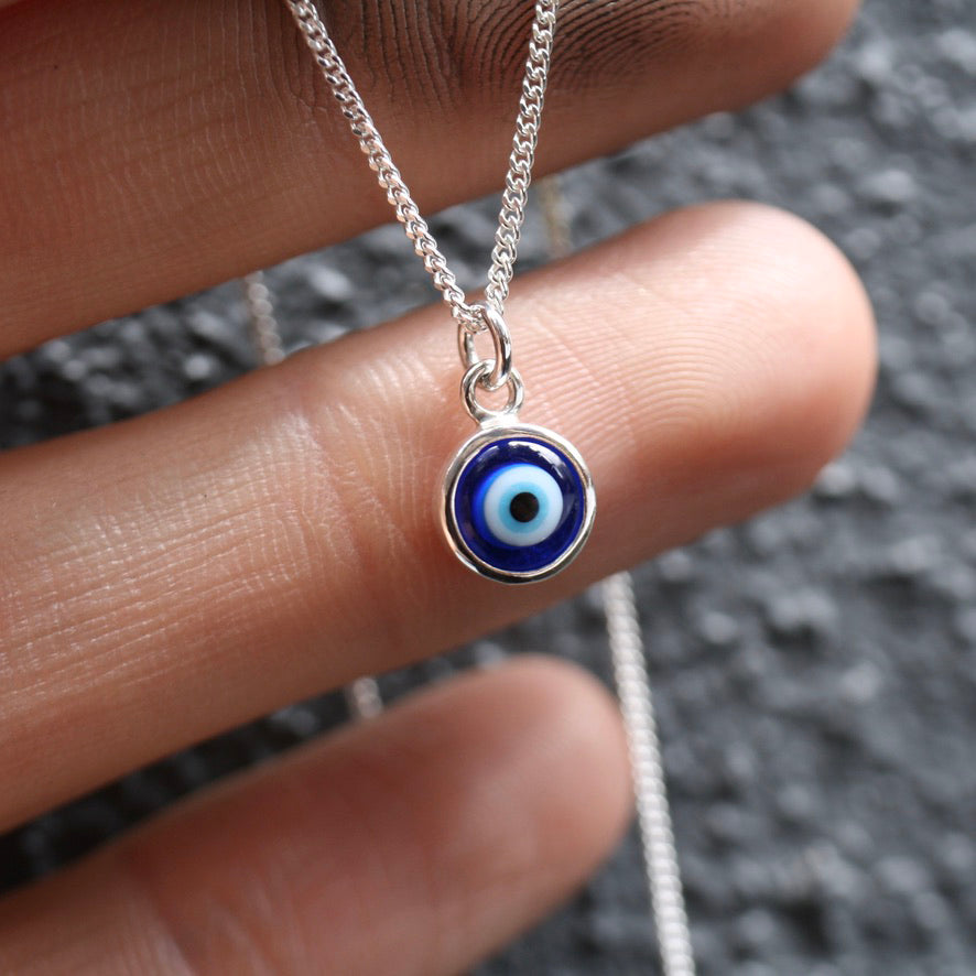 Evil eye clearance necklace near me