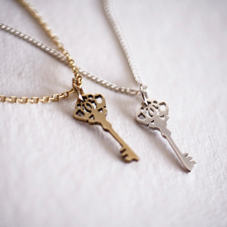 Key Necklace by Jade Rabbit Design