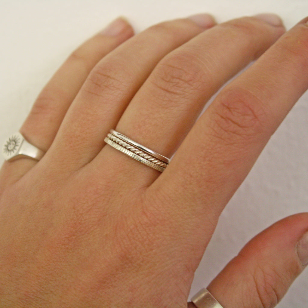 Trio of Stacking Rings