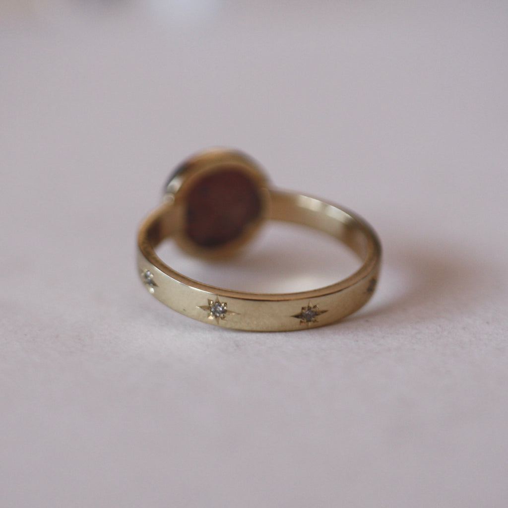 9ct Yellow Gold Cosmos Ring