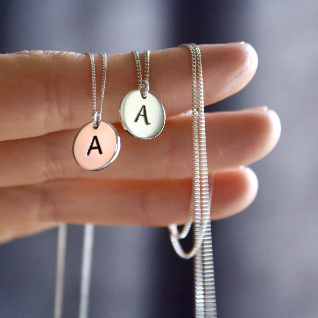Personalised Initial Necklace by Jade Rabbit Design