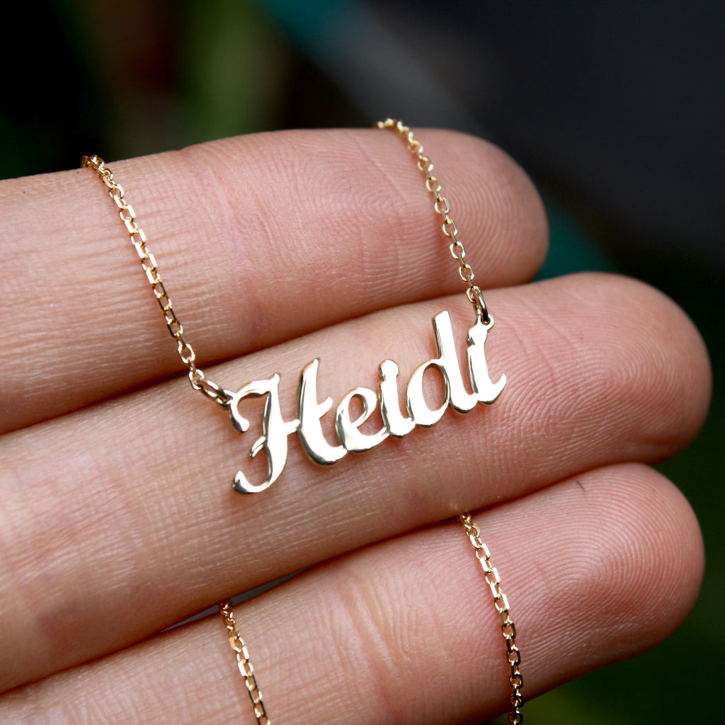 Name Necklace by Jade Rabbit Design