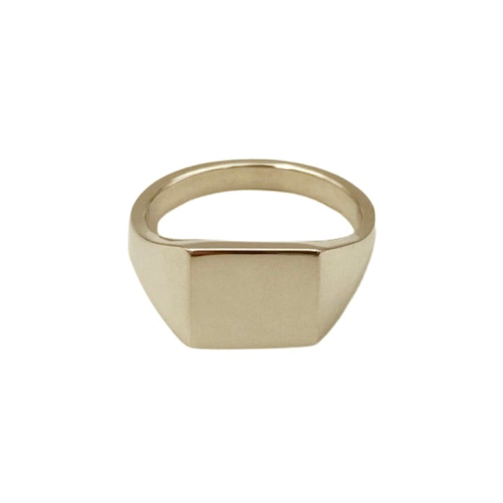 9ct Gold Square Signet Ring