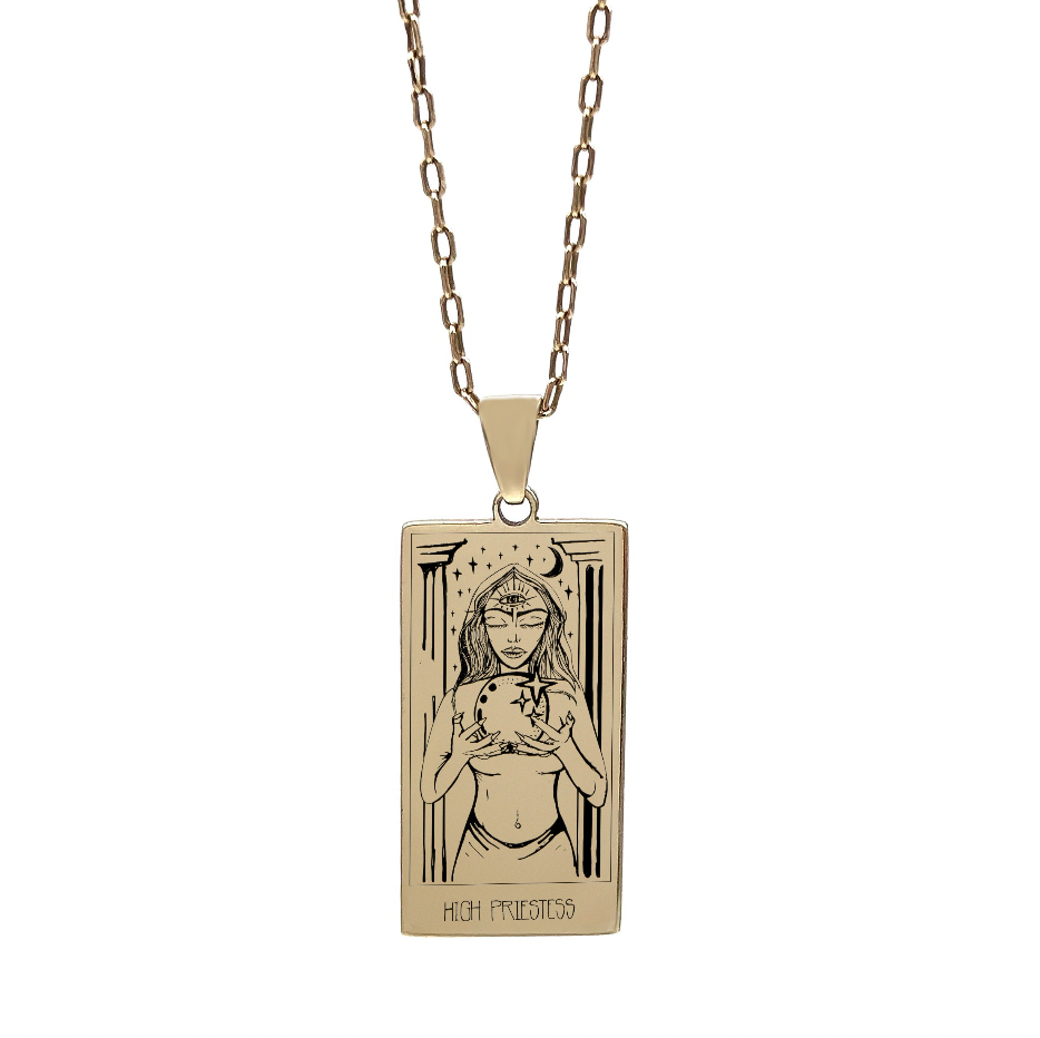 9ct Gold High Priestess by Jade Rabbit Design