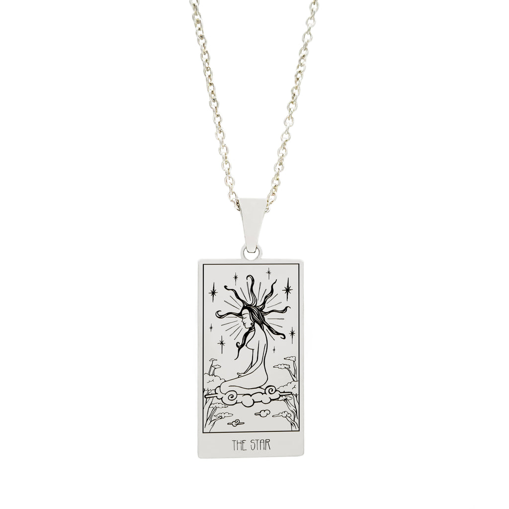The Star Tarot Necklace by Jade Rabbit Design