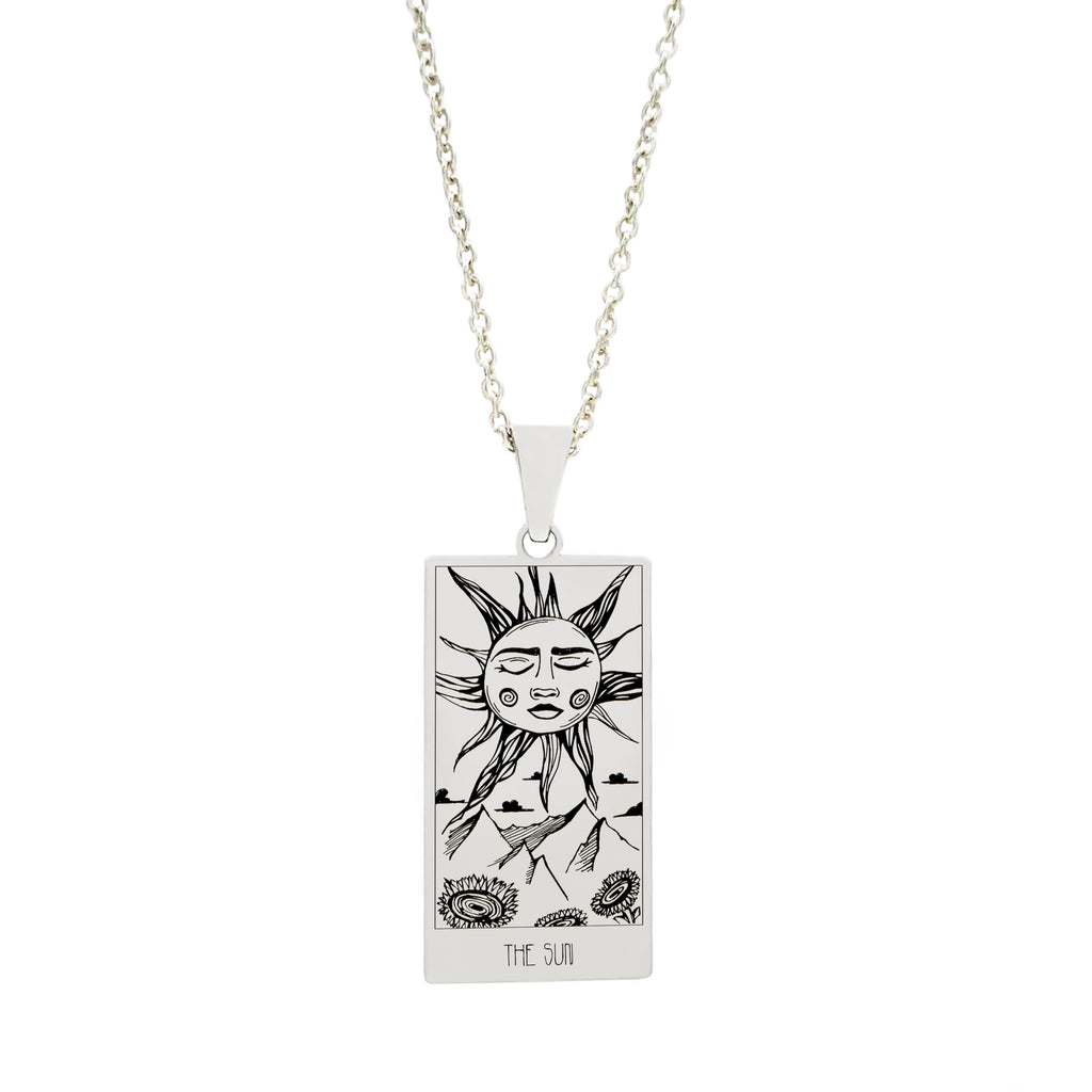The Sun Tarot Necklace by Jade Rabbit Design
