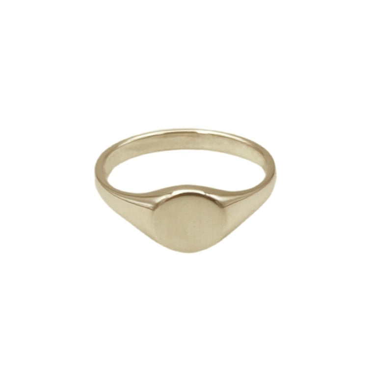9ct Petite Gold Signet Ring