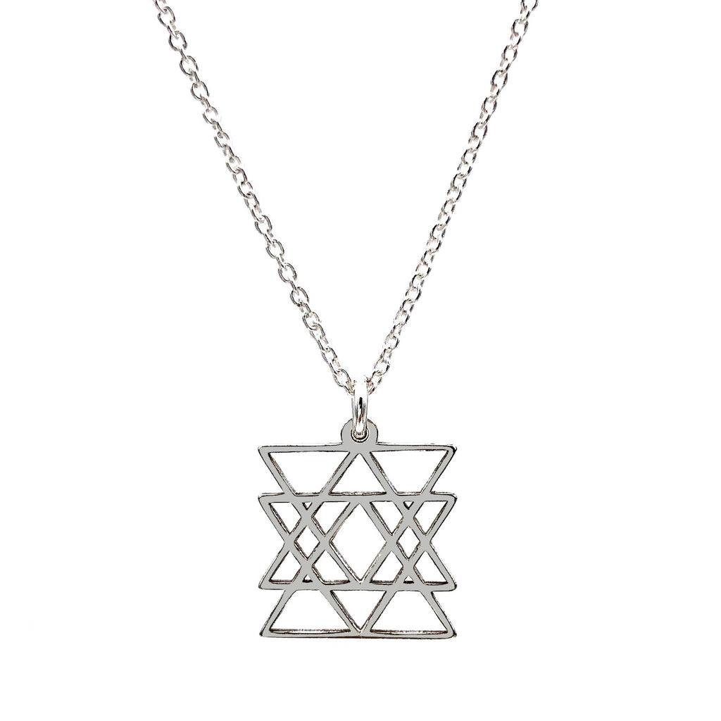 Sacred Geometry Necklace by Jade Rabbit Design