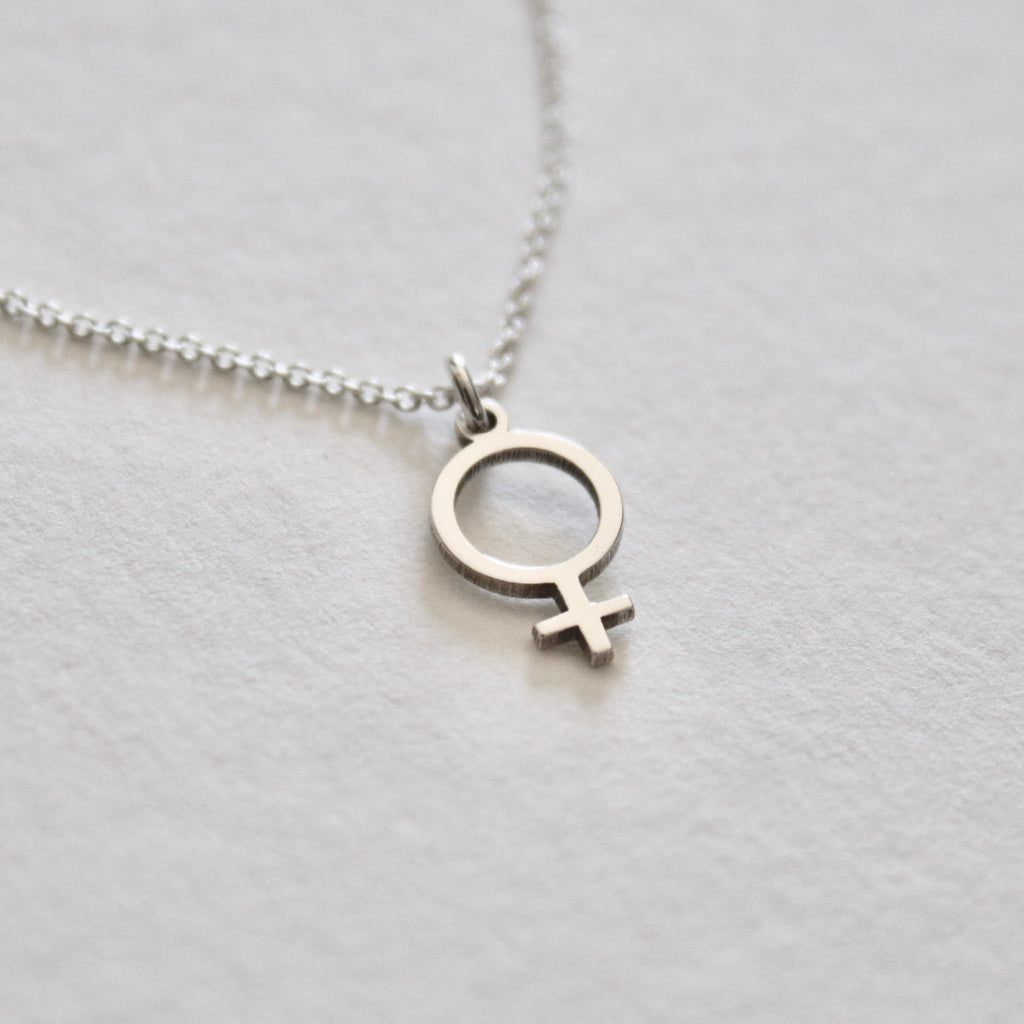 Venus Symbol Necklace by Jade Rabbit Design